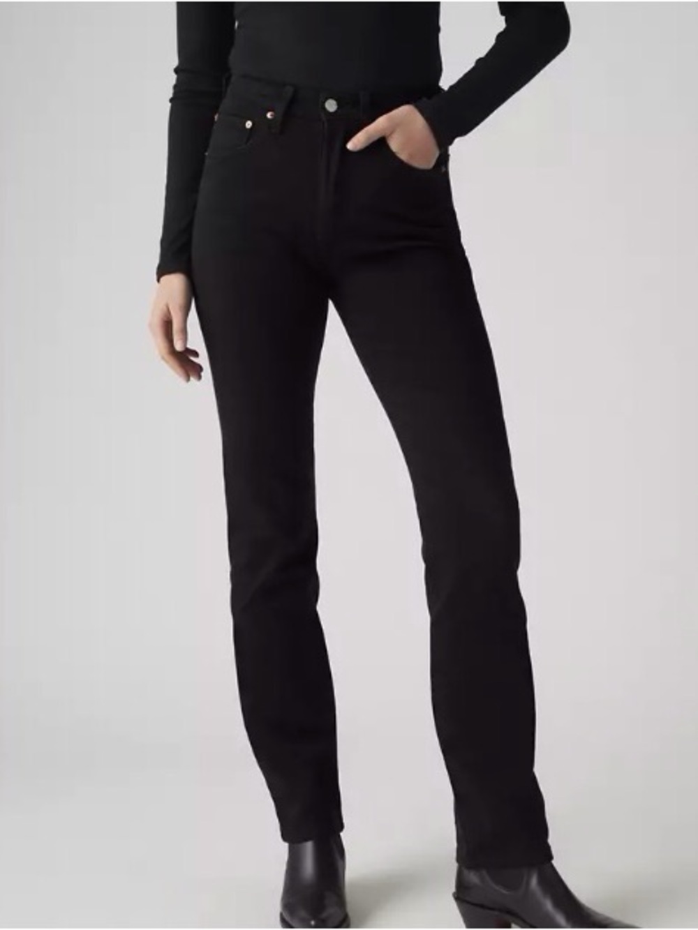 Levi’s 501 Original Women’s High Rise Straight Leg  Front Button Jeans 26X32